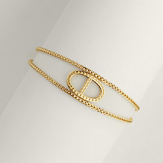 一生物 エルメス Chaine d'ancre Danae ゴールド Chaine d'ancre Danae bracelet, small model | Hermès USA